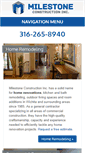 Mobile Screenshot of milestoneconstructioninc.com